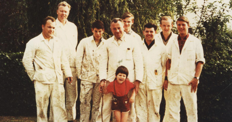 Geschichte - Hans Meuthien & Sohn - Wir gestalten Oberflächen